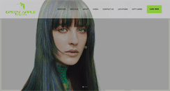 Desktop Screenshot of greenapplesalons.com